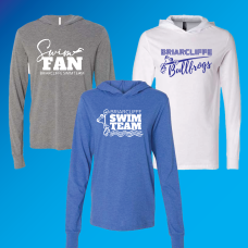 Briarcliffe Swim TEAM Long Sleeve Hooded Tee